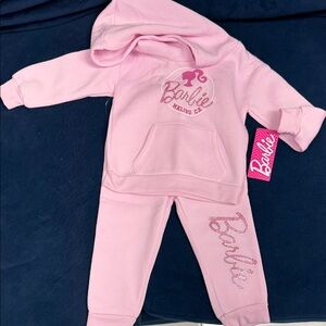 Barbie Pink Hoodie and Joggers Set